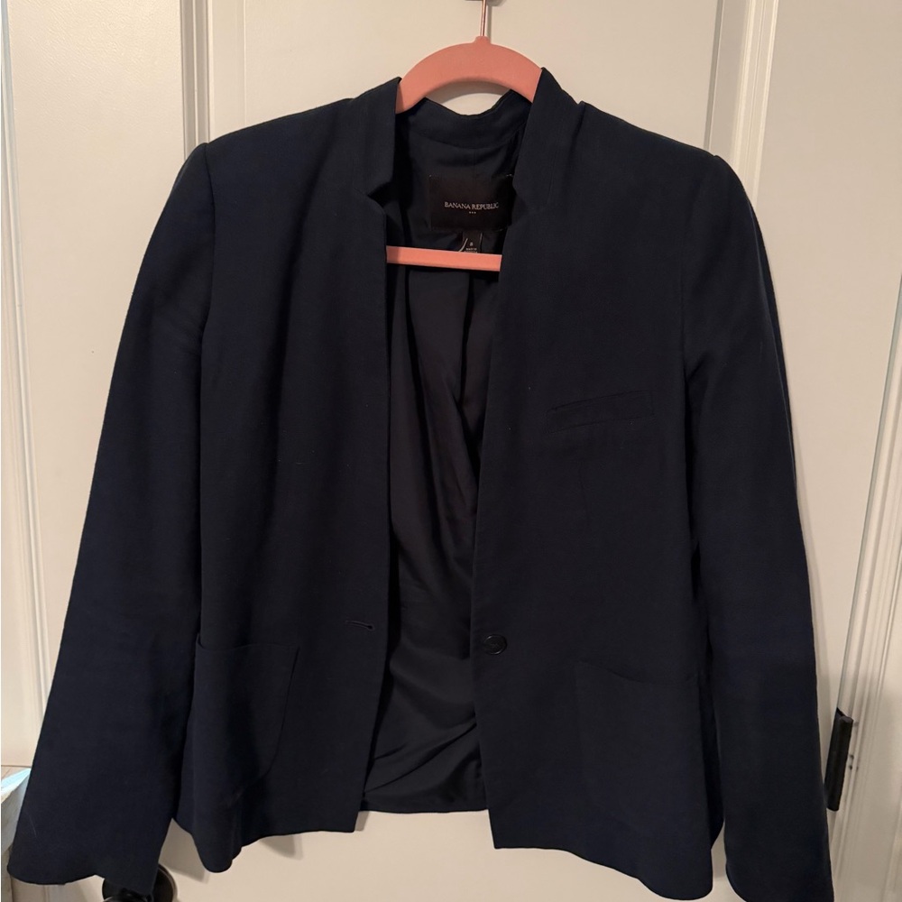 Banana Republic Navy Blazer